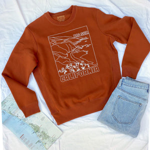 Big Sur Organic Cotton Crewneck Sweatshirt